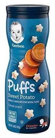 Gerber Puffs Sweet Potato