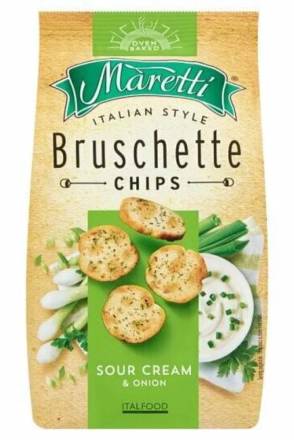 Maretti Bruschette Chips Sour Cream & Onion 3 oz
