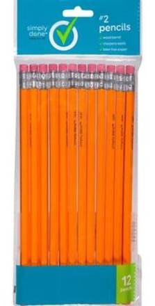 Simply Done #2 Pencils 12 ct