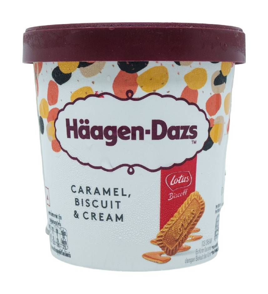 Haagen Dazs Caramel Biscuit & Cream 16 oz