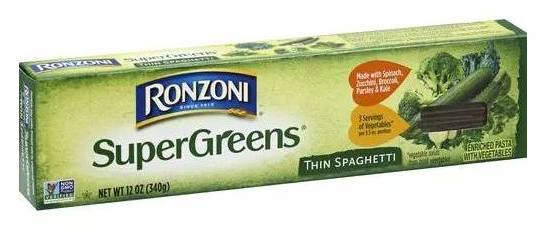 Ronzoni Super Greens Thin Spaghetti 12 oz
