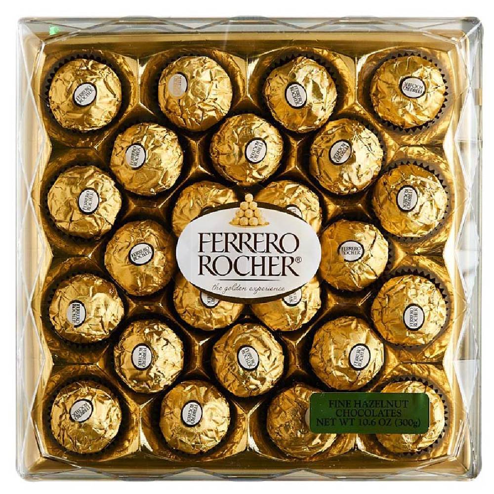 Ferrero Rocher Chocolate Hazelnut 24-6 oz
