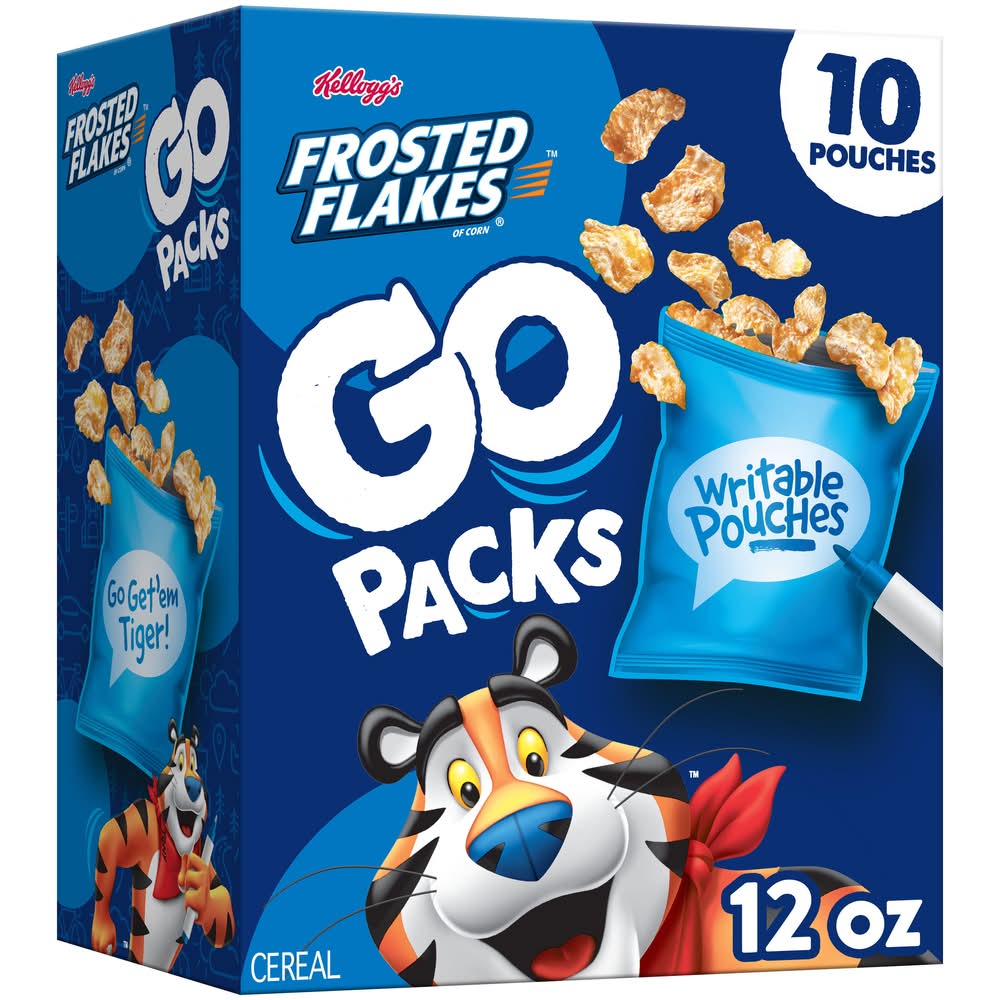 Kellogg’s Frosted Flakes Go Packs 10-1.2 oz