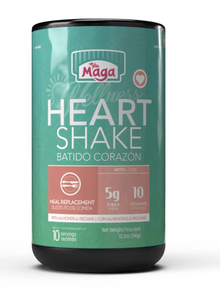 Maga Heart Shake Meal Replacement Almonds & Pecans 11.4 oz