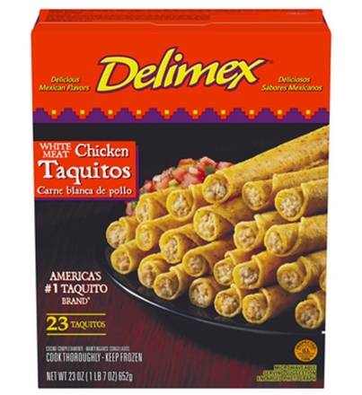 Delimex ChickenTaquitos 23 oz