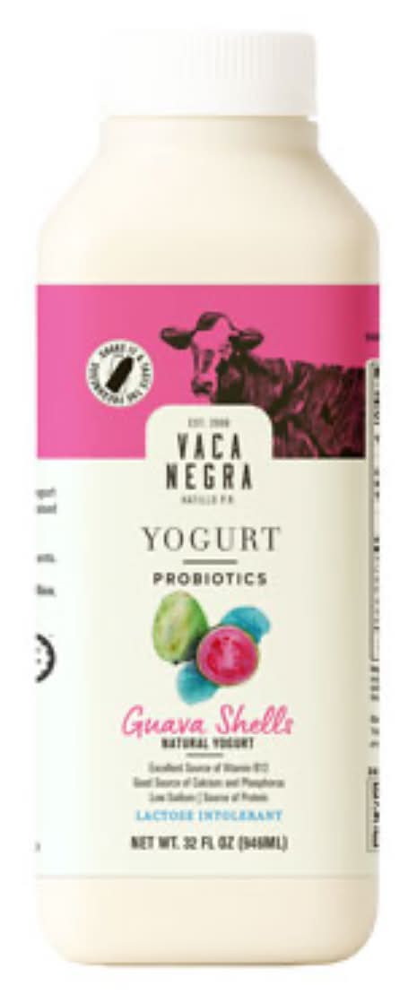 Vaca Negra Probiotics Yogurt Guava Shells 32 oz