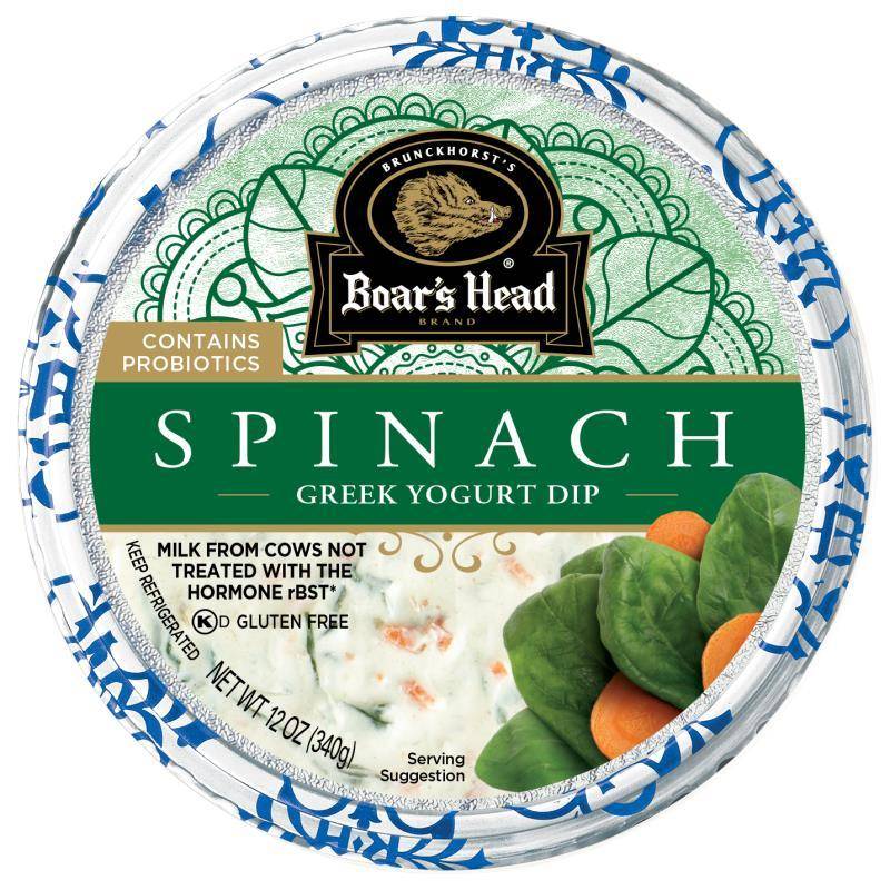 Boar's Head Spinach Greek Yogurt Dip 12 oz