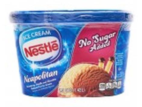 Nestle Neapolitan No Sugar Added 48 oz