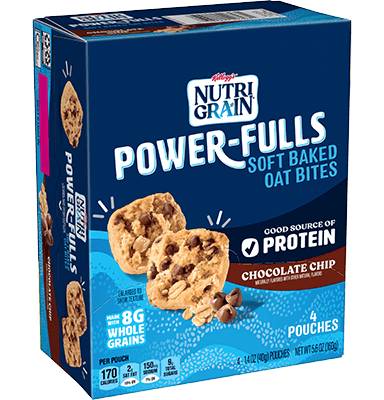 Nutri-Grain Power-Fulls Soft Baked Oat Bites Chocolate Chip 4-1.4 oz