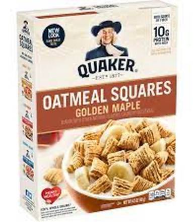 Quaker Oatmeal Squares Golden Maple 14.5 oz