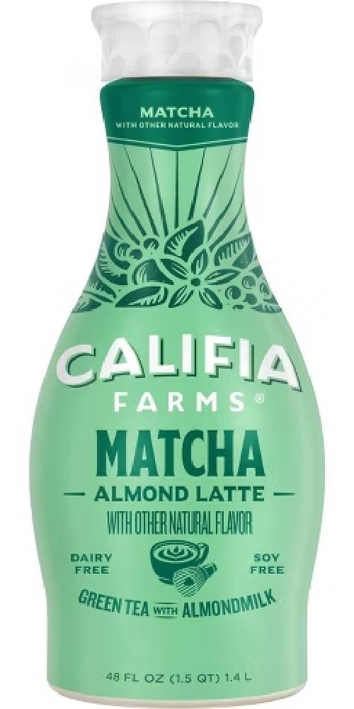 Califia Matcha Almond Latte with Green Tea 48 oz