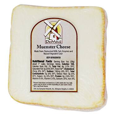 DeMille Muenster Cheese 0.75 lbs