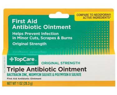 Top Care Triple Antibiotic Ointment Original Strength 1 oz