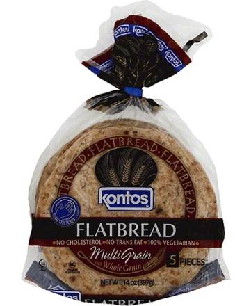 Kontos Multi-Grain Flatbread 5 oz