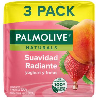 Palmolive Naturals Yoghurt y Frutas 3-3.53 oz