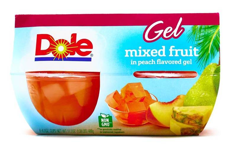 Dole Mixed Fruit in Peach-Flavored Gel 4-4.3 oz