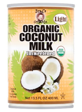 Brad's Organic Unsweetened Coconut Milk Light  13.5 oz