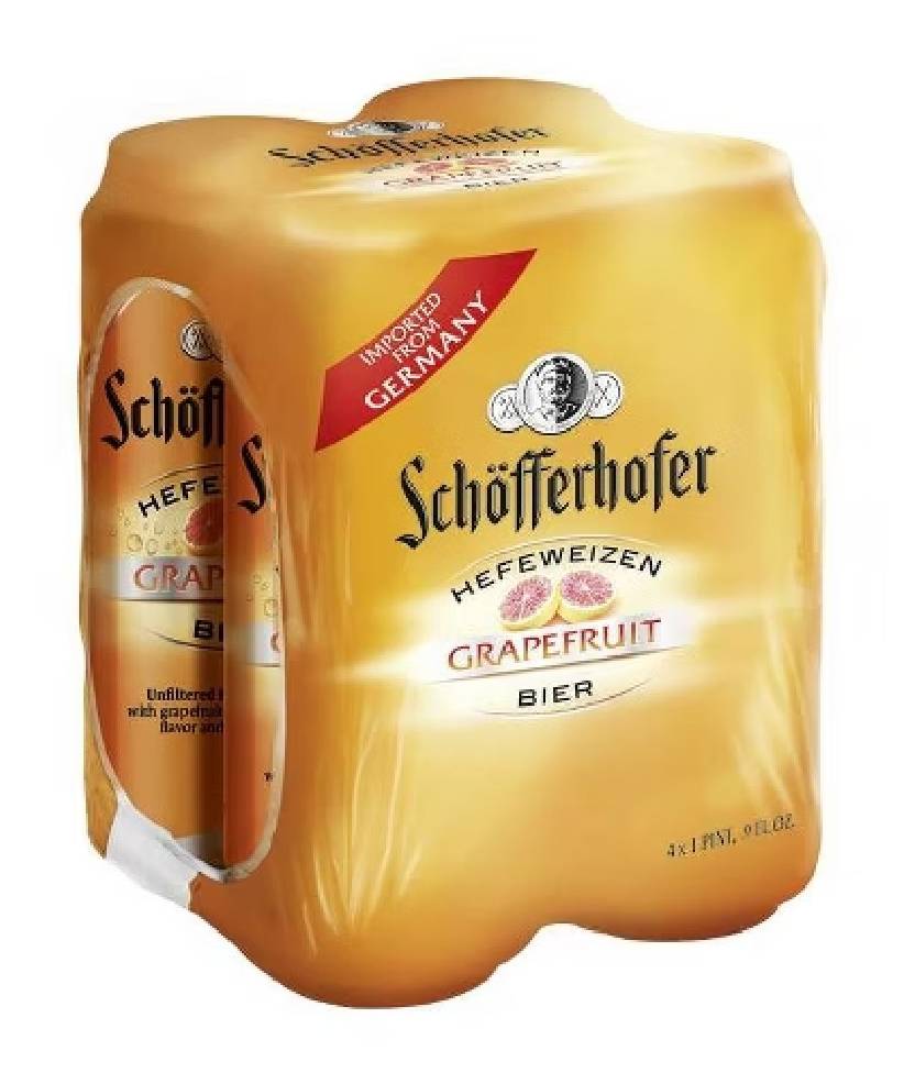 Schofferhofer Hefeweizen Grapefruit 4-16 oz