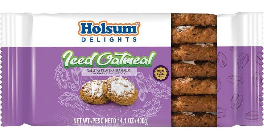 Holsum Galletas De Avena Glaceadas 14.1 oz