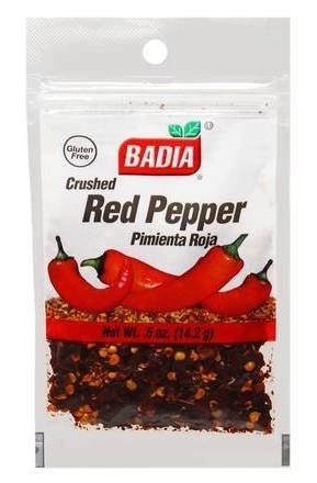 Badia Crushed Red Pepper Flakes / Pimienta Roja 0.5 oz