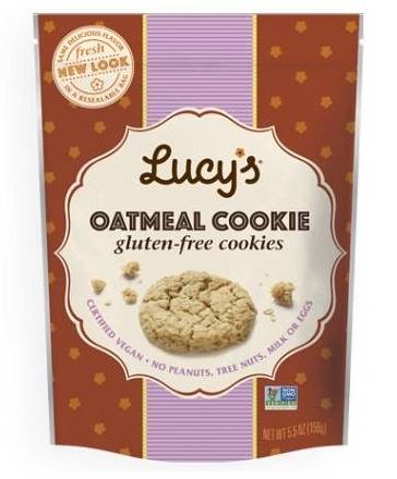 Lucy’s Gluten Free Oatmeal Cookies 5.5 oz