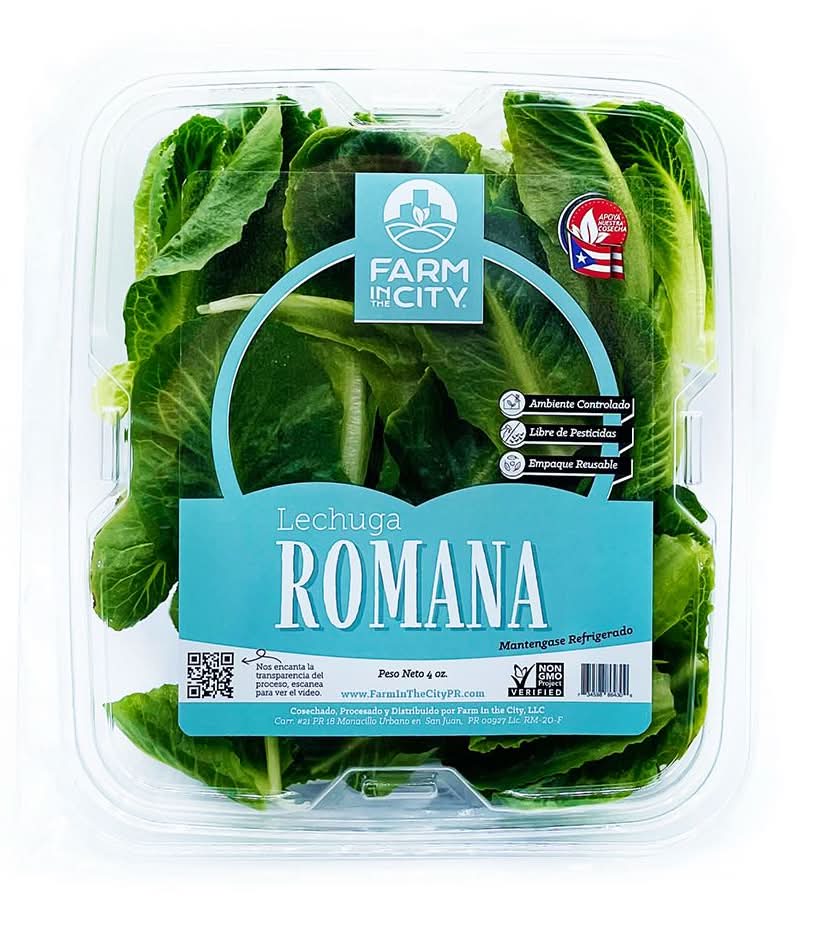Farm in the City Lechuga Romana 4 oz