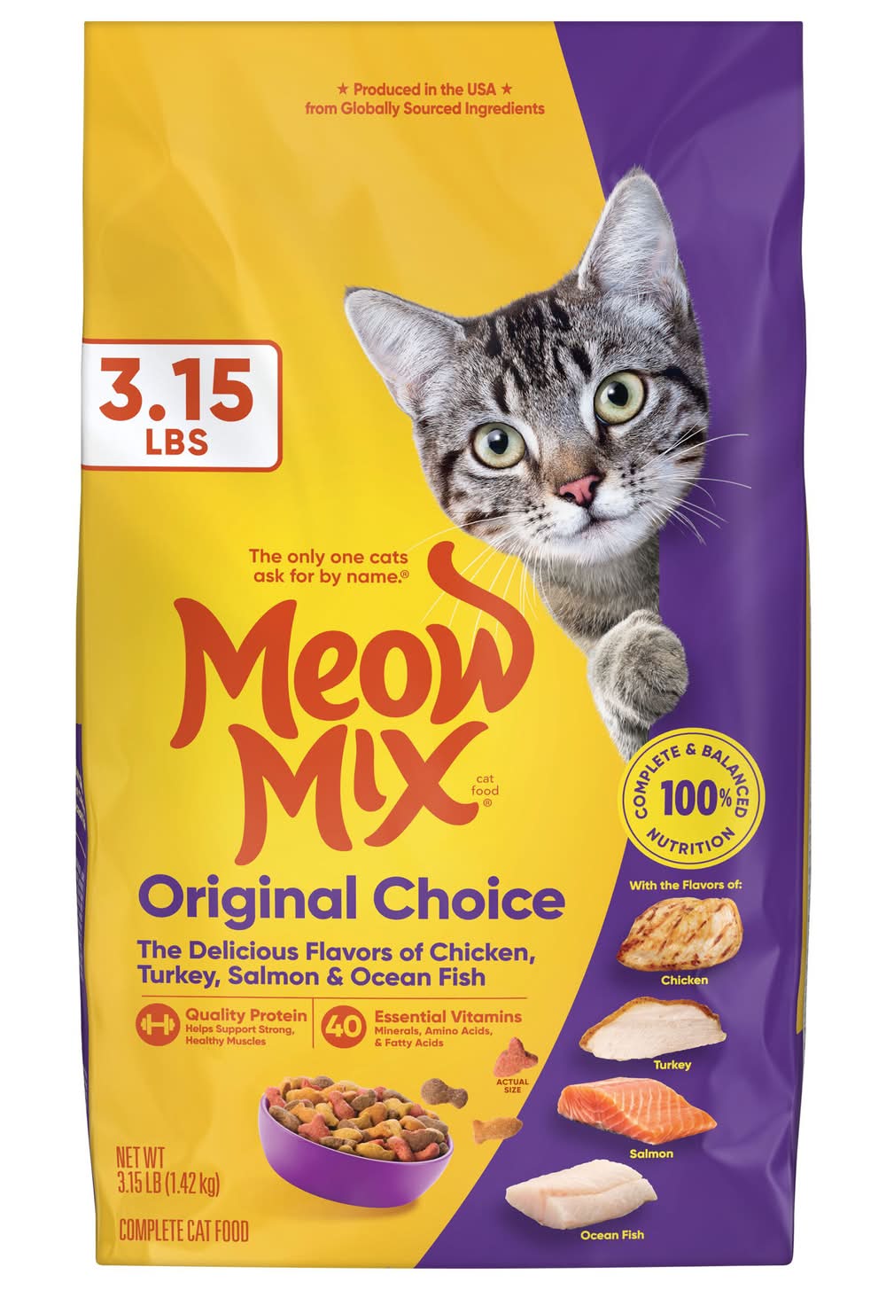 Meow Mix Original Choice 3.15 lbs