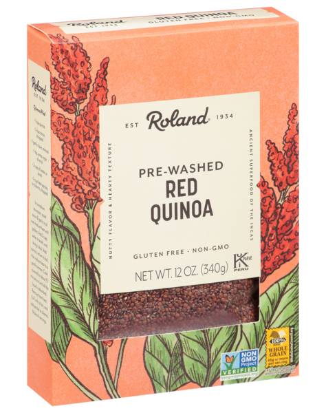 Roland Pre-Washed Red Quinoa 12 oz