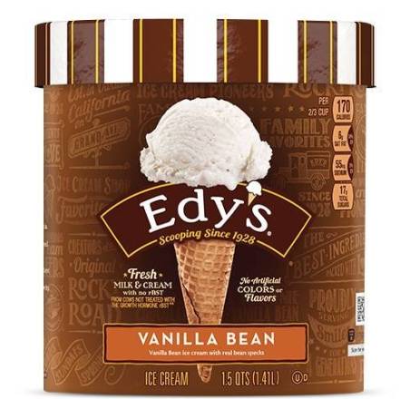 Edy’s Vanilla Bean Ice Cream 1.5 qts
