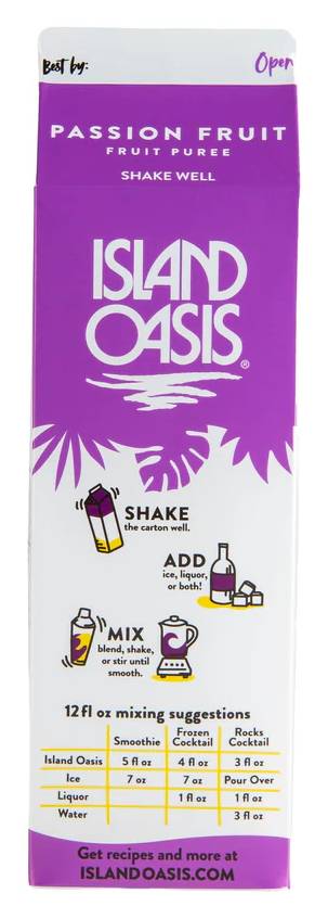 Island Oasis Passion Fruit Beverage Mix 32 o