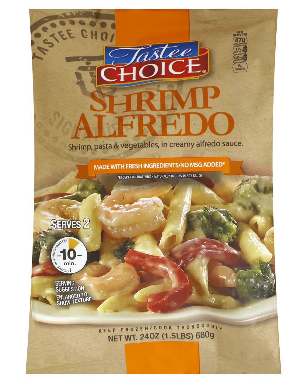 Tastee Choice Shrimp Alfredo 24 oz