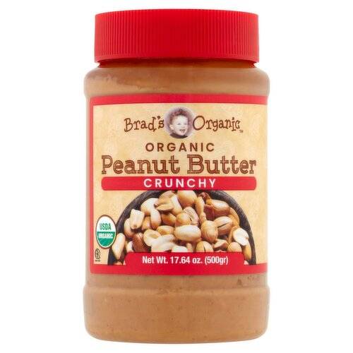 Brad’s Naturals Crunchy Peanut Butter 18 oz