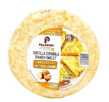 Palacios Tortilla Española Sin Cebolla 17.6 oz