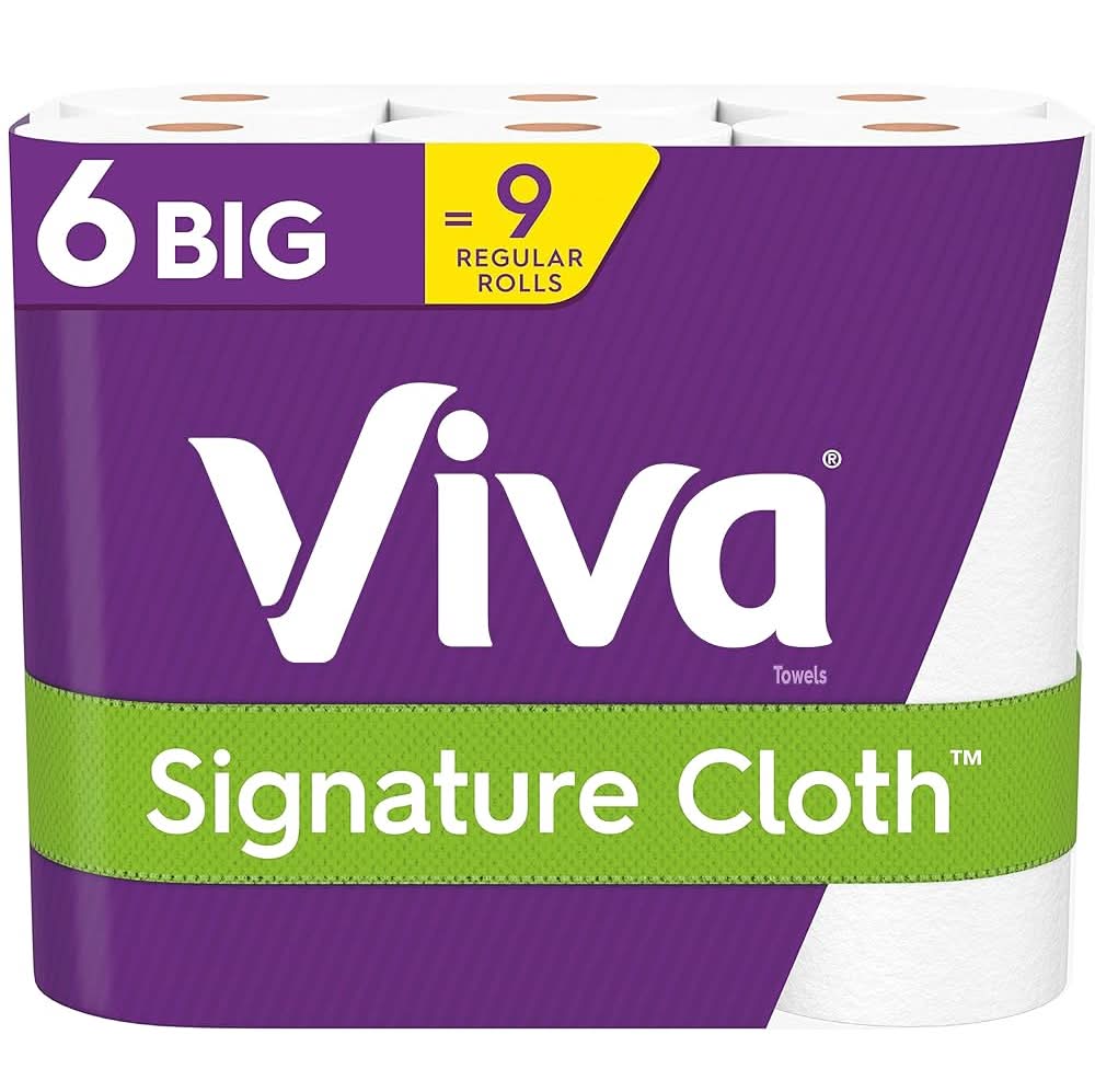 Viva Signature Paper Towels Select-a-Size 6 Rolls