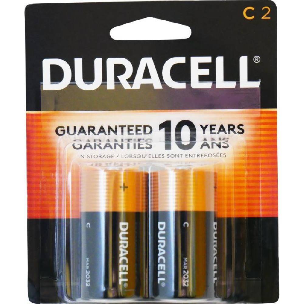 Duracell Batterries C 2 ct