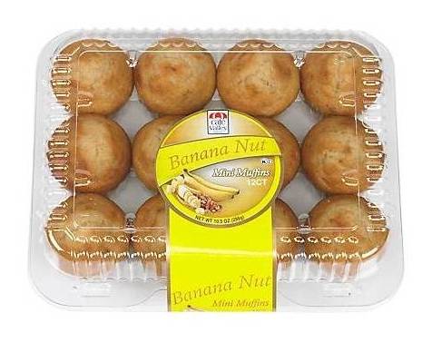 Cafe Valley Bakery Banana Nut Mini Muffins 10.5 oz