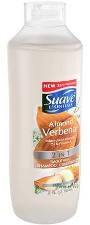 Suave Essentials Almond Verbena 2-in-1 Shampoo and Conditioner 30 oz