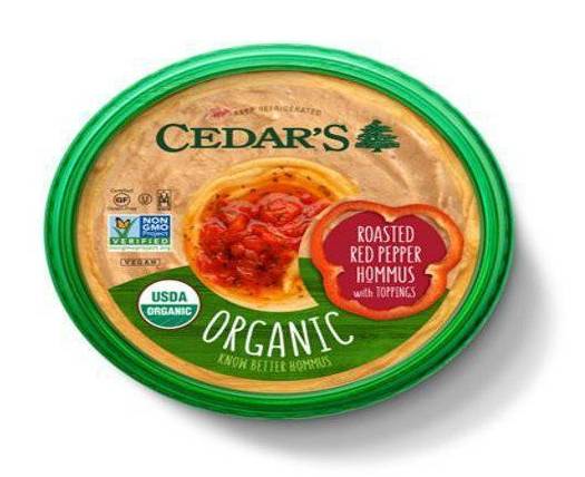 Cedar’s Organic Roasted Red Pepper Hummus