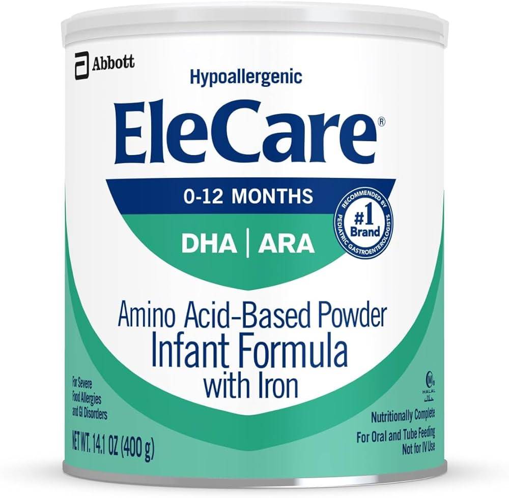 Elecare Hypoallergenic Amino Acid-Based Infant Formula 14.1 oz