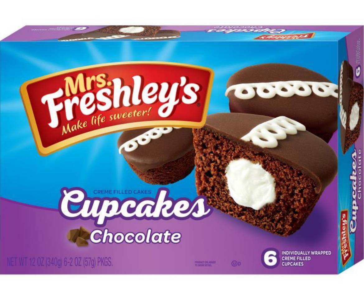 Mrs. Freshley’s Chocolate Cupcakes 12 oz