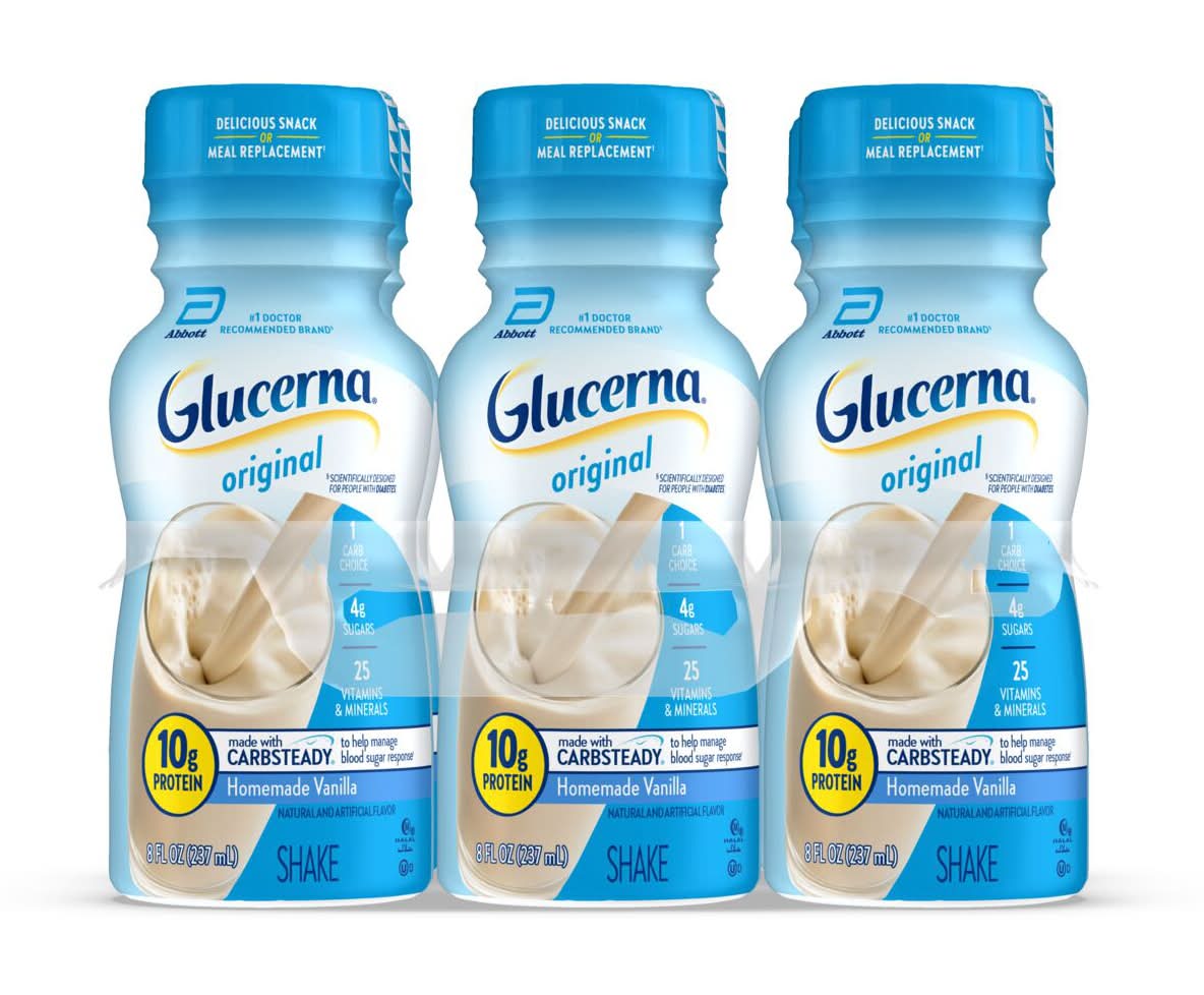 Glucerna Homemade Vanilla Shake 6-8 oz