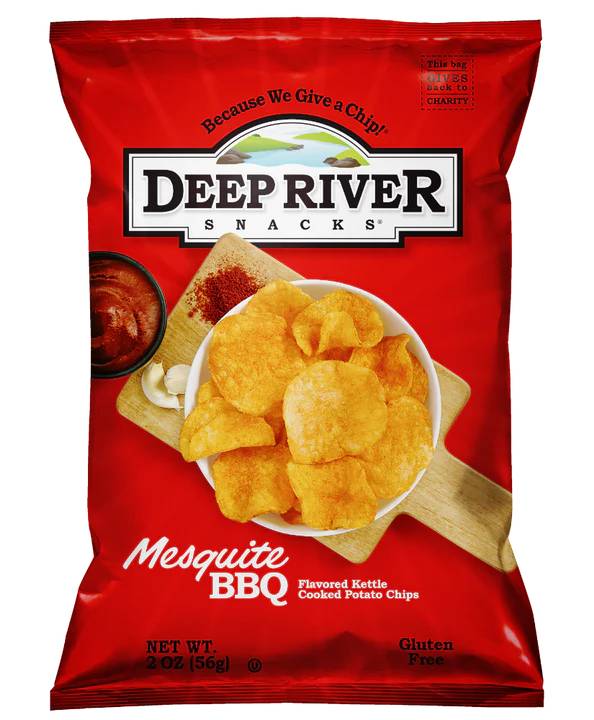 Deep River Snacks Mesquite BBQ Potato Chips 8 oz