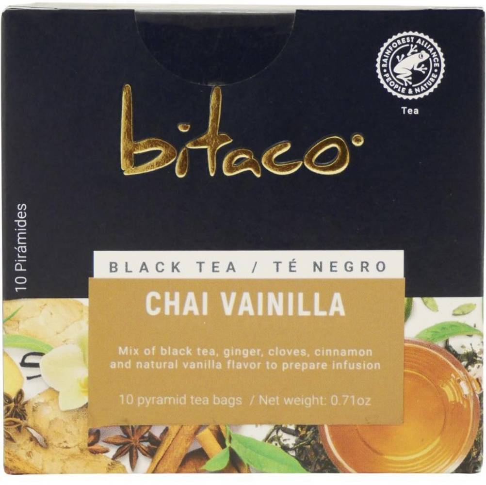 Bitaco Black Tea Chai Vainilla 10 ct