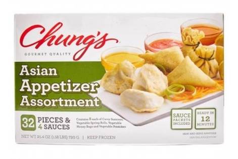 Chung's Asian Appetizer Assortment 32 ct