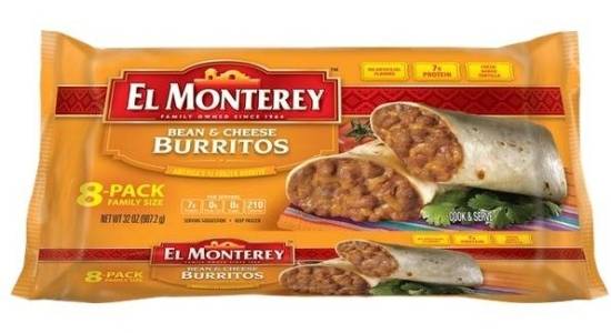 El Monterey Bean & Cheese Burritos