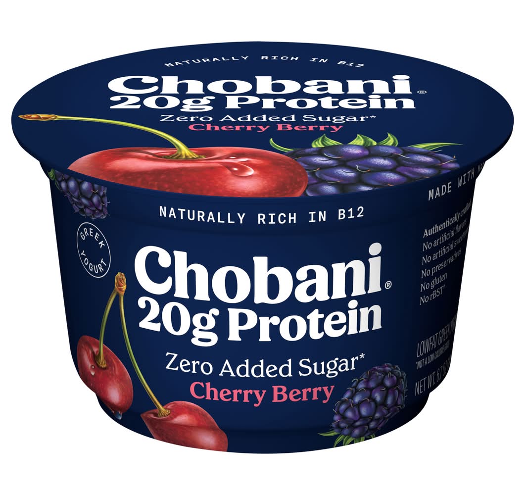 Chobani 20g Protein ZAS Cherry Berry Yogurt 6.7 oz