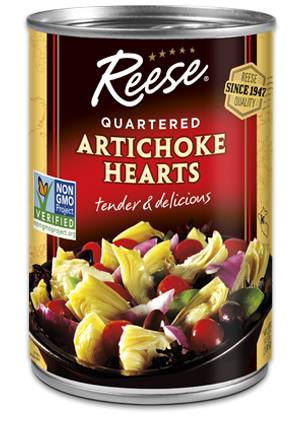 Reese Quartered Artichoke Hearts 14 oz