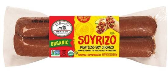 El Burrito Organic SoyRizo Meatless Soy Chorizo