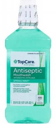 Top Care Antiseptic Mouthwash Spring Mint 1 L