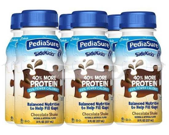 Pediasure Sidekicks Chocolate Shake 6-8 oz 